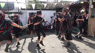 Styx of Stroud Border Morris dance ‘Just as the Tide was AFlowing’ at Bromyard Folk Festival 2023 [upl. by Eadmund]