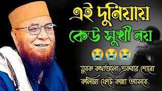 এই দুনিয়ায় কেউ সুখী নয় । নজরুল ইসলাম কাসেমী। Nazrul Islam kasemi Waz 2024 । bangla waz । waz 2024 [upl. by Enoval921]