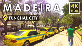 🇵🇹 Europes Most Beautiful City  FUNCHAL Madeira Portugal  CR7 Birthplace  City Walking Tour 4K [upl. by Leelahk381]