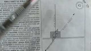 Kıble saati ile kıble tayini mesleki ve tecrübi bilgiler 6 [upl. by Remde748]