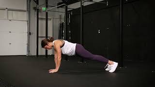 Plank UpDown  CrossFit Movement Demo [upl. by Loma]