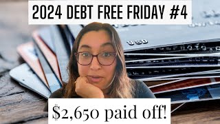 Debt Free Friday Week 5  618 in credit card payments  Debt Payoff  113000 Debt [upl. by Leaw]