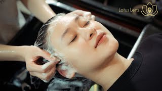 ASMR SUPER CHEAP 2 Hair Wash at Venus Hair Salon  Asmr For Sleep [upl. by Gnivre]