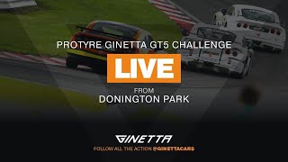 2020 Ginetta GT5 Challenge – Round 10 – Live from Donington Park [upl. by Doniv]