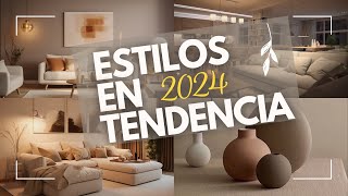 TENDENCIAS para 2024  Diseño y decoracion de interiores  Home decor [upl. by Nylasor]