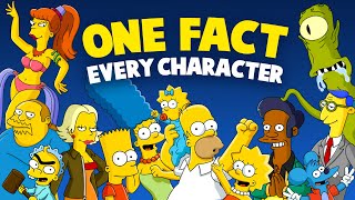 1 Fact About Every Simpsons Character 170 Characters [upl. by Charmaine]