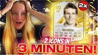 FC25 OMG😱 2 ICONS in 3 MINUTEN GEZOGEN🔥 Promo Packs Div 1 Rewards etc👀🔥 fi0nafifa [upl. by Edaj]