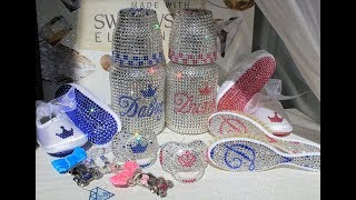 Baby Bottle with crystals from Swarovski [upl. by Yltsew]