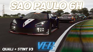 First time on this track in years  VEC Sao Paulo 6H  Division 1  Brabham Motorsports 83 GT3 [upl. by Leksehcey]