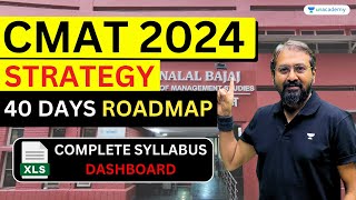 CMAT 2024 Strategy 40 Days Roadmap  Ronak Shah cmat2024 [upl. by Llewkcor]