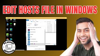 How To Edit Hosts File in Windows 10 [upl. by Casaleggio754]