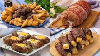 4 Ricette per preparare dei secondi di carne da leccarsi i baffi [upl. by Anadal668]