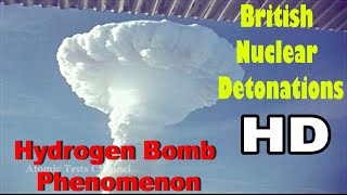 British Nuclear Detonations Hydrogen bomb and Atomic bomb 1958 [upl. by Walrath]