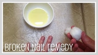 Craft Home Remedy for BrokenDry Nails [upl. by Dorsman]