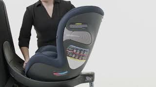 CYBEX USA  Sirona S  RearFacing Installation with Seat Belt [upl. by Brelje]