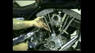 Harley ShovelHead pushrod adjustment [upl. by Lund]