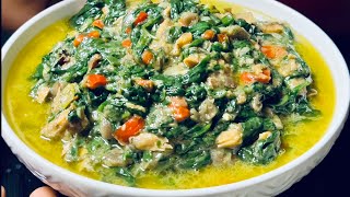 COMMENT CUISINER LES ÉPINARDS VERTS SANS BICARBONATE  LÉGUME VERT CONGOLAISE À LA CUISINE [upl. by Kcor]