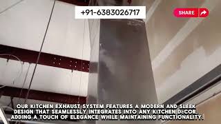 Kitchen Exhaust System  Commercial Kitchen Exhaust System  916383026717  Malaysia Kitchen Vent [upl. by Naehgem]