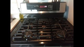 Dads Basic 101 Cleaning Grease from Stove Top with Angies Pantry [upl. by Phillipe]