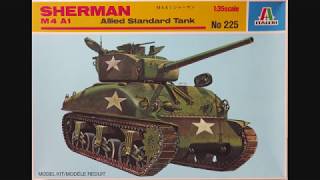 Italeri 135 Sherman M4 A1 Allied Standard Tank Kit 225 [upl. by Erdeid]