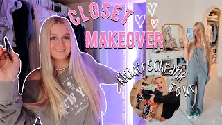 Closet Makeover amp Kleiderschrank Tour I MaVie Noelle [upl. by Cirdec]