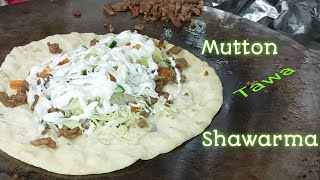 Shawarma recipe  Motton Tawa Shawarma  pak tasty food  Urdu  Hindi [upl. by Suoiradal]