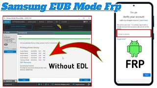 Samsung FRP Unlock EUB Mode Without Testpoint for OLD Exynos Device By ChimeraTool [upl. by Pavla619]