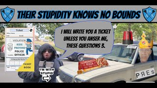 Frauditors Get Mad After Cops Ignore Their Fake Tickets on Police Cars [upl. by Mays]