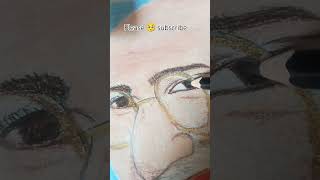 ✨ Drawing of mahatma gandhi ✨Draw by Aditya art drawing shorts trending [upl. by Eillen]