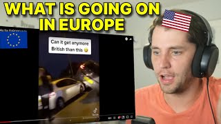 American reacts to TikToks for Europeans [upl. by Schear]