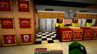 Tiny turtle and little lizard Minecraft School MCDONALDS MASTERCHEF SECRETS [upl. by Gael]