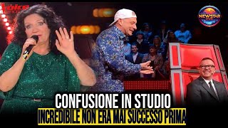 The Voice Senior Confusione in studio non era mai successo prima imbarazzo e tante risate [upl. by Sirtemed]