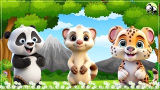 Cute Little Farm Animal Sounds  Panda Ferret Leopard Jellyfish  Animal moments [upl. by Floris]