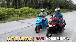 Motor Wak Miskun VS Motor Mustofa Inilah Yang Terjadi [upl. by Megan]