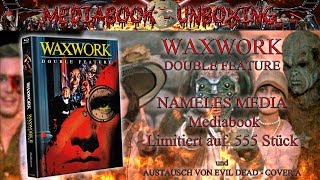 Unboxing  Waxwork  Double Feature  Mediabook  Infos zum Austausch des Evil Dead  Mediabook [upl. by Maupin]