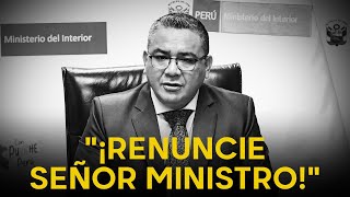 Ministro del Interior no soportó y terminó huyendo de la prensa cusqueña que no se quedó callada [upl. by Aramit525]