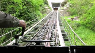 Standseilbahn 170001 Fribourg Neuveville  Fribourg St Pierre  Funiculaire [upl. by Gaelan]