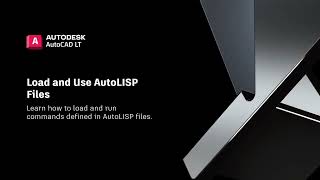 Load and Use AutoLISP Files  Try Whats New in AutoCAD LT 2024 [upl. by Elcin]