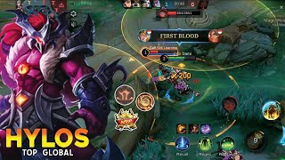 Hylos Best Build 2024  Hylos Gameplay  Mlbb [upl. by Auqinom866]