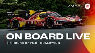 Onboard car 51 for QUALI at 6 hours of Fuji  Ferrari Hypercar [upl. by Esbenshade745]