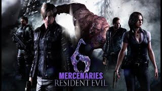 Resident Evil 6 Mercenaries Gameplay I tried my best [upl. by Eustashe]