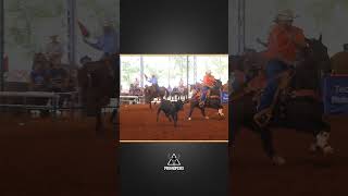 Laçada Incrível de Jorge Cury e Anderson Proença na CVLD  Elite Team Roping teamroping cavalo [upl. by Ellener]