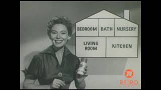 SC Johnson Glade Air Freshener Commercial 1950s [upl. by Oric]