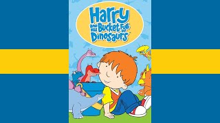 Harry amp His Bucket Full Of Dinosaurs Theme Song svenskaSwedish [upl. by Garceau]