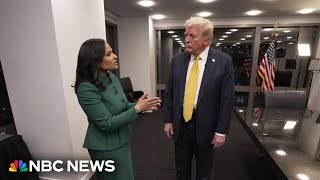 Kristen Welker previews oneonone interview with Presidentelect Trump [upl. by Rodina]