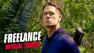 Freelance 2023 Official Trailer  John Cena Alison Brie Juan Pablo Raba Christian Slater [upl. by Feerahs]