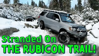 Rubicon Trail gets the best of us [upl. by Landan]