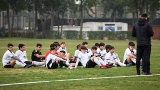 Escuelas de Fútbol de ColoColo participaron de prueba para buscar nuevos talentos [upl. by Aipotu]