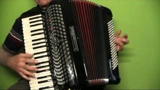 Brahms Hungarian Dance No 5 accordion [upl. by Lilith]