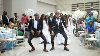 Congolese Wedding Entrance Dance  Cedric Beton  Bikamua Houston TX [upl. by Aelyak]